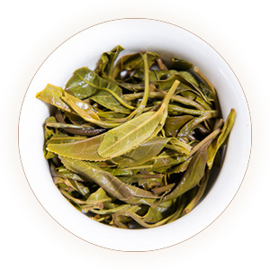 Inherited reference illustration for Mengku Daxueshan Pu-erh infused leaves