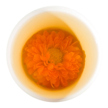 Inherited reference illustration for Calendula Flower Tea tea liquor