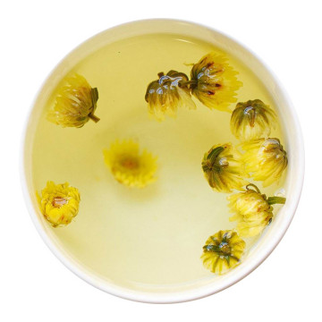 Inherited reference illustration for Taiju Chrysanthemum Buds tea liquor
