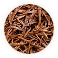 Inherited reference illustration for Xinyang Black Tea infused leaves